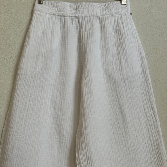Size S White Wide Straight Flare Leg Trouser Pant - Mate the Label - Picture 4 of 12